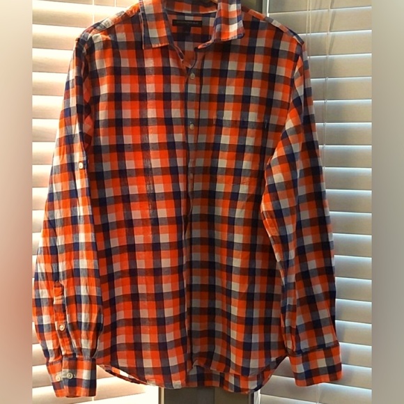 Banana Republic Other - Men’s L linen cotton tricolour button down shirt casual Banana Republic